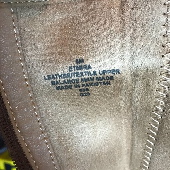 Earth Etmira Womens Knee High Boots Brown Leather Womens 5M Side Zip - Picture 5 of 8